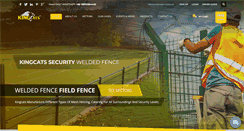 Desktop Screenshot of kingcats-fence.com